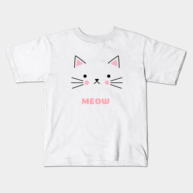 Meow Kids T-Shirt by osaya